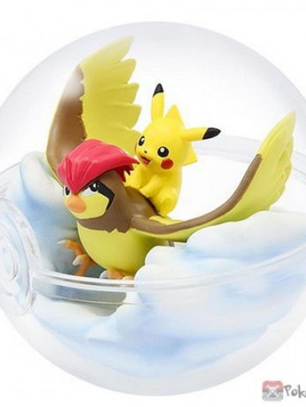 Pokemon Center 2019 Re-Ment Terrarium Collection Series #5- Pikachu & Pidgeotto